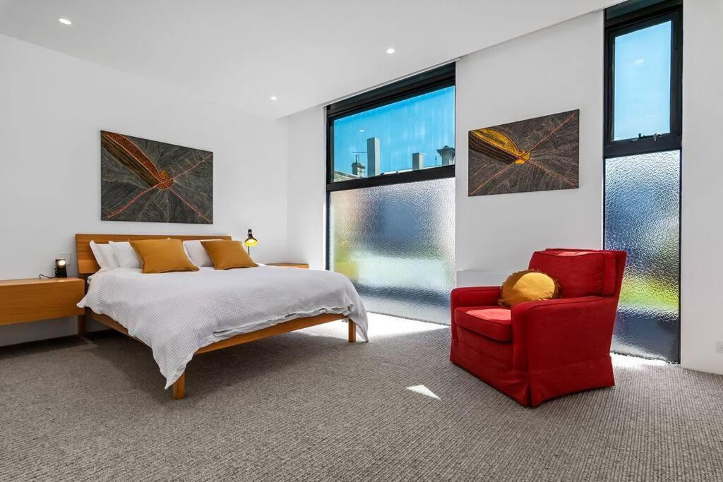 A1 Architectural Sth Melb Home Sleeps 4 Martin เมลเบิร์น ภายนอก รูปภาพ